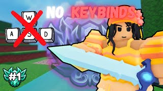 Winning Ranked WITHOUT KEYBINDS - Day 1