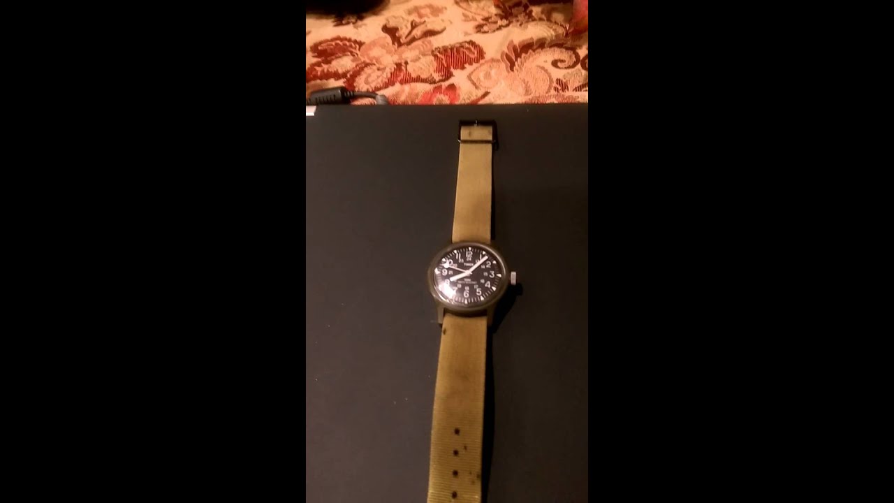 timex mechanical military watch