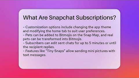What Are Snapchat Subscriptions? - Everyday-Networking