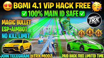 BGMI HACK 4.1 | BGMI 4.1 MOD APK | BGMI ESP HACK | BGMI NEW HACK TODAY | HOW TO HACK BGMI HACK