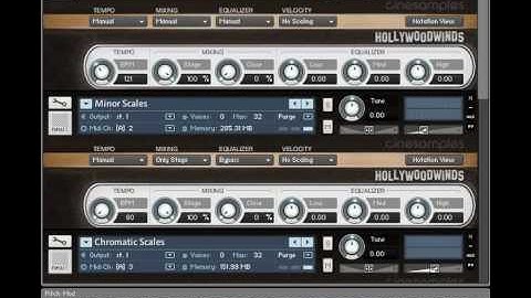 Hollywoodwinds (Cinesamples) Tutorial 1