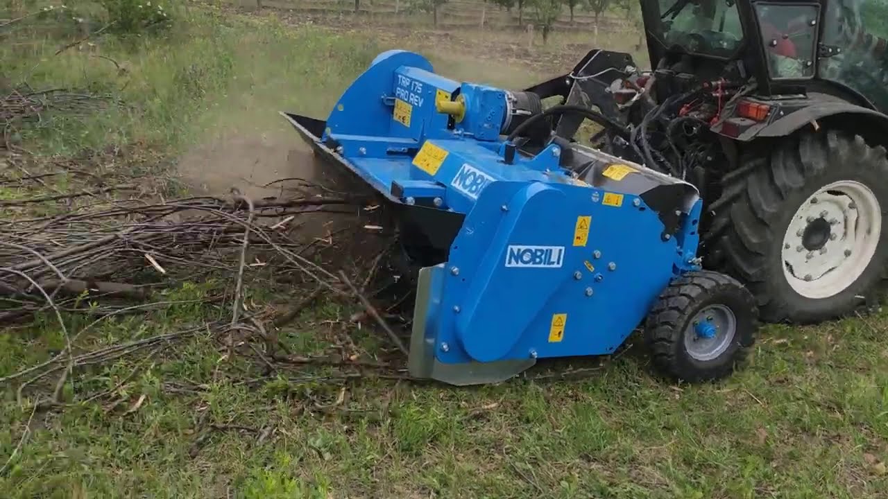 video Измельчитель с подборщиком Nobili TRP