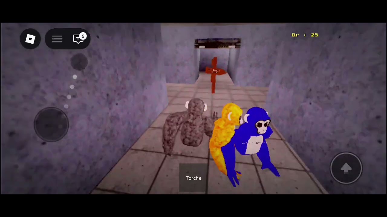 En joue a singe sauvage 