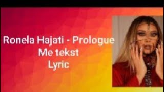 Ronela Hajati - Prologue (me tekst, lyric)