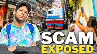 Vietnam Train Street Scam Exposed