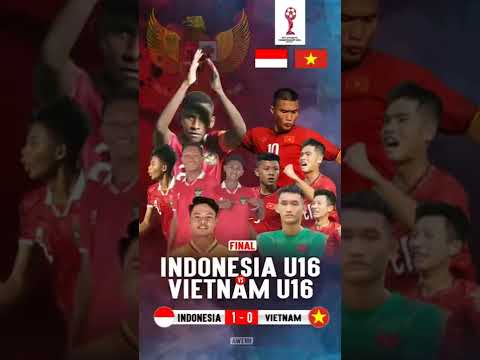 HASIL FINAL TIMNAS INDONESIA U 16 VS VIETNAM U 16 #shorts #timnasu16 #finalaffu162022 #jedagjedug