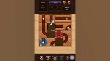 Roll the Ball slide puzzle Star B Pack Level 41 Solution