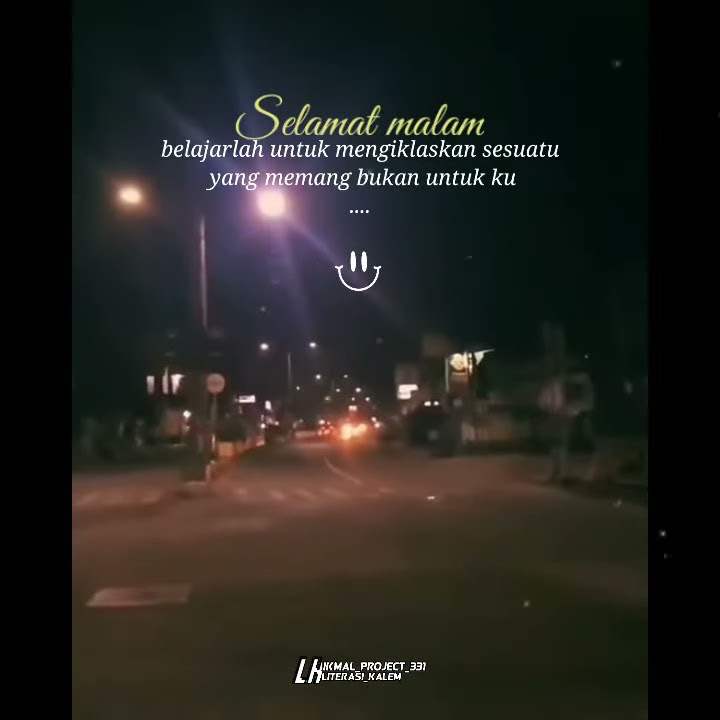 story'wa 30 detik kata ucapan selamat malam keren