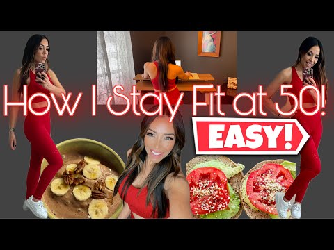 HOW I STAY FIT AT 50|The Easy Way|No Diet, No Gym & YUMMY Food|My Daily Fitness Routine #over50