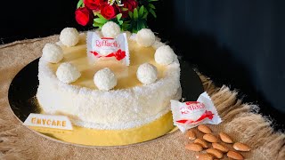 حصريا  كيك موس الرفايلو بداكواز جوز الهند ?علي طريقه افخم المحلات وتحدي#raffaellocake