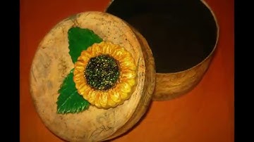 ❤ DIY: Mixed Media Altered recycled box Step-by-step tutorial