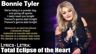Bonnie Tyler - Total Eclipse of the Heart (Lyrics Spanish-English) (Español-Inglés) Resimi
