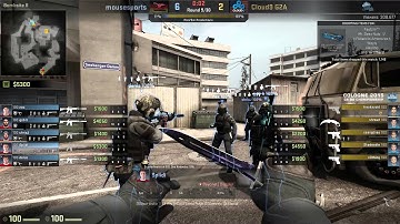 ESL One Cologne 2015 CS:GO | Group D.2 First Stage | Cloud9 G2A vs mousesports
