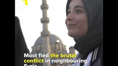 Which country hosts the most refugees?