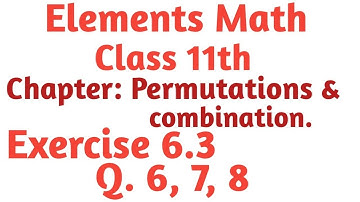 Class 11th math chapter 6 Exercise 6.3 Q.6, 7, 8