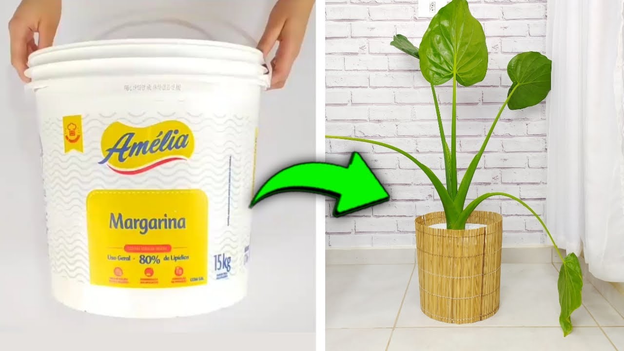 VEJA O QUE FAZER COM BALDES VELHOS  - DO LIXO ao LUXO - DIY DECORAÇÃO - FAÇA VOCÊ MESMO - ARTESANATO