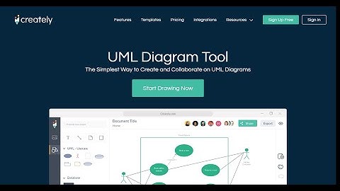 Making class diagram with creately