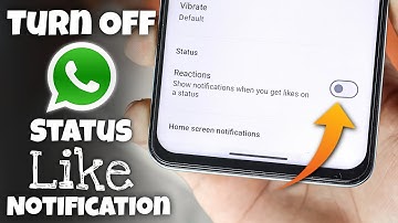 How to Turn Off WhatsApp Status Like Notification
