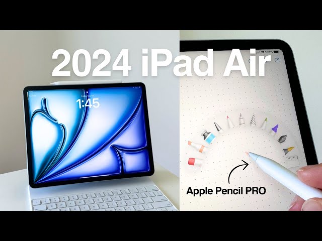 NEW iPad Air 2024 Unboxing & Review - YouTube