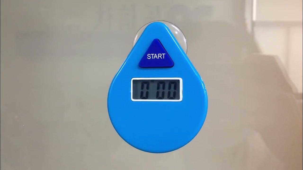 Waterproof Digital Shower Timer with 5min countdown YouTube