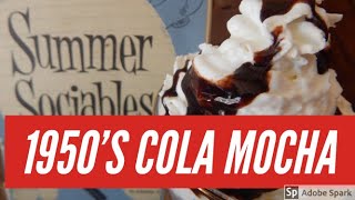 1950's Mucha Mocha Cola cold coffee ice-cream float