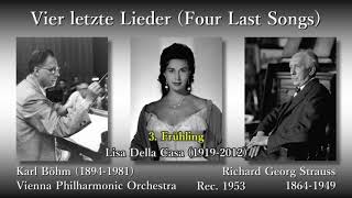 R. Strauss: Four Last Songs, Della Casa & Böhm (1953) R. シュトラウス 4つの最後の歌 デラ・カーザ＆ベーム