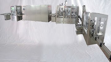 automatic bird nest liquid filling bottling line jars washing drying filler capper 全自動燕窩瓶裝線