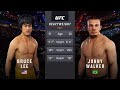 Bruce Lee vs. Johny Walker (EA Sports UFC 3) Brutal Fight - K1 Rules