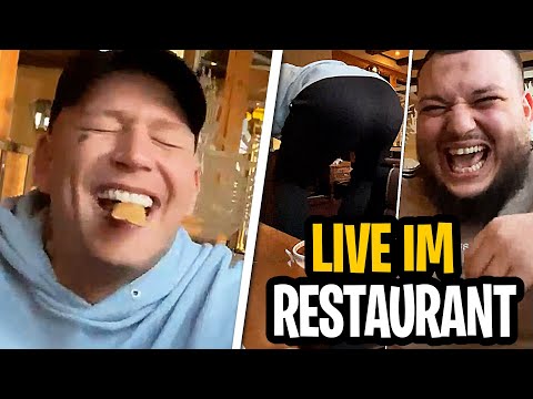 LIVE im RESTAURANT FURZEN?😂 IRL Stream mit @AbuGoku | MontanaBlack Stream Highlights