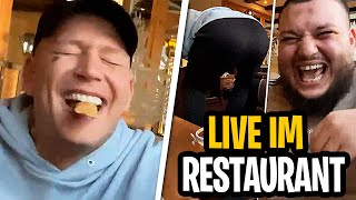 LIVE im RESTAURANT FURZEN? IRL Stream mit @AbuGoku9999 | MontanaBlack Stream Highlights