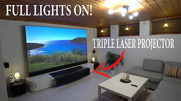 AWOL Vision LTV 3500 review - The brightest 4K Tri Chroma UST laser projector