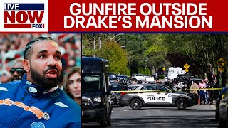 Drake house shooting: Security guard wounded by gunfire outside rapper&#39;s mansion | LiveNOW from FOX