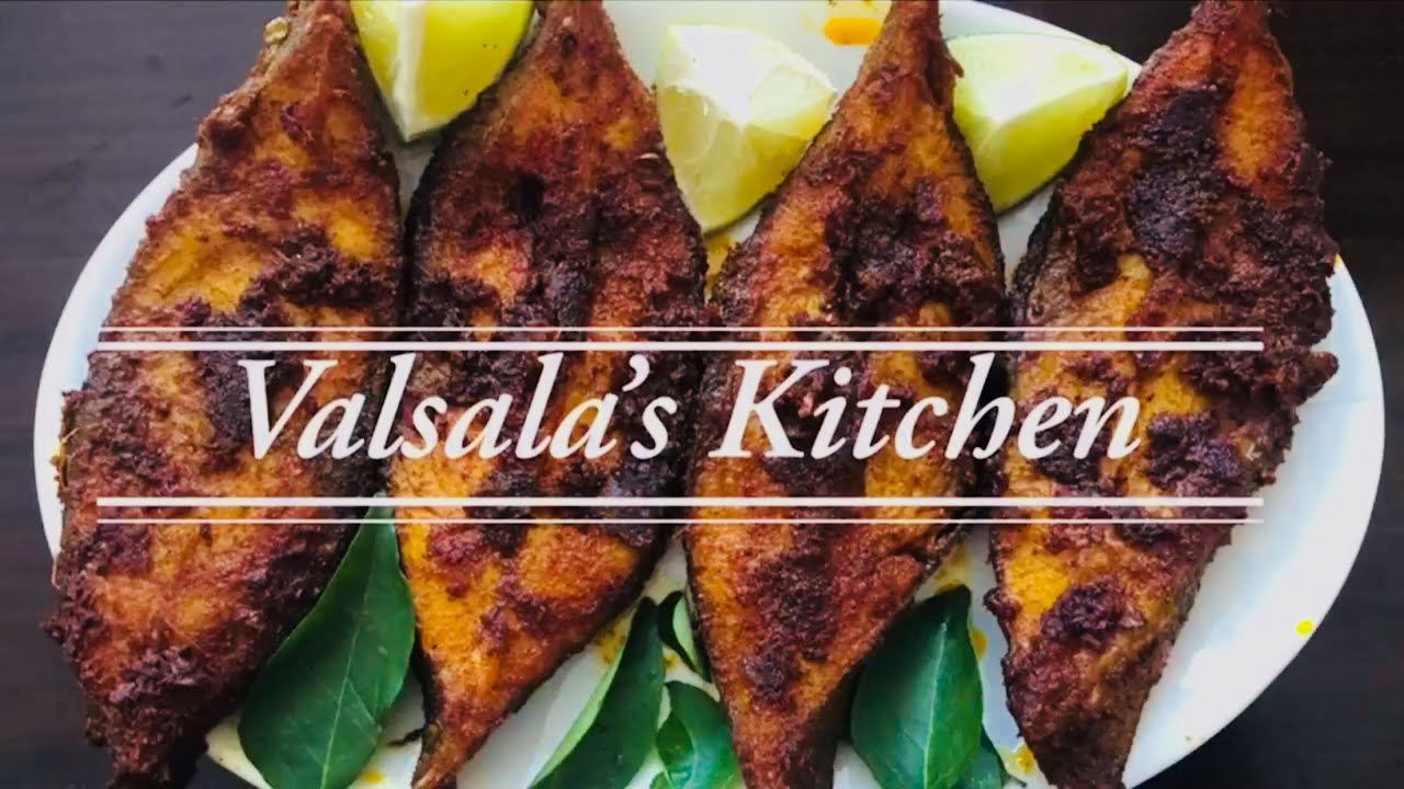 Avoli Fry Kerala style Fish fry recipe in malayalam Avoli Fry