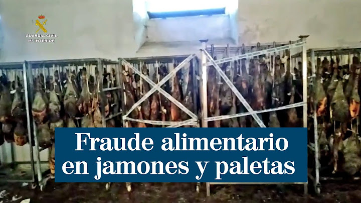 Fraude alimentario en jamones: incautan más de mil piezas con falsos precintos de ser ibéricos