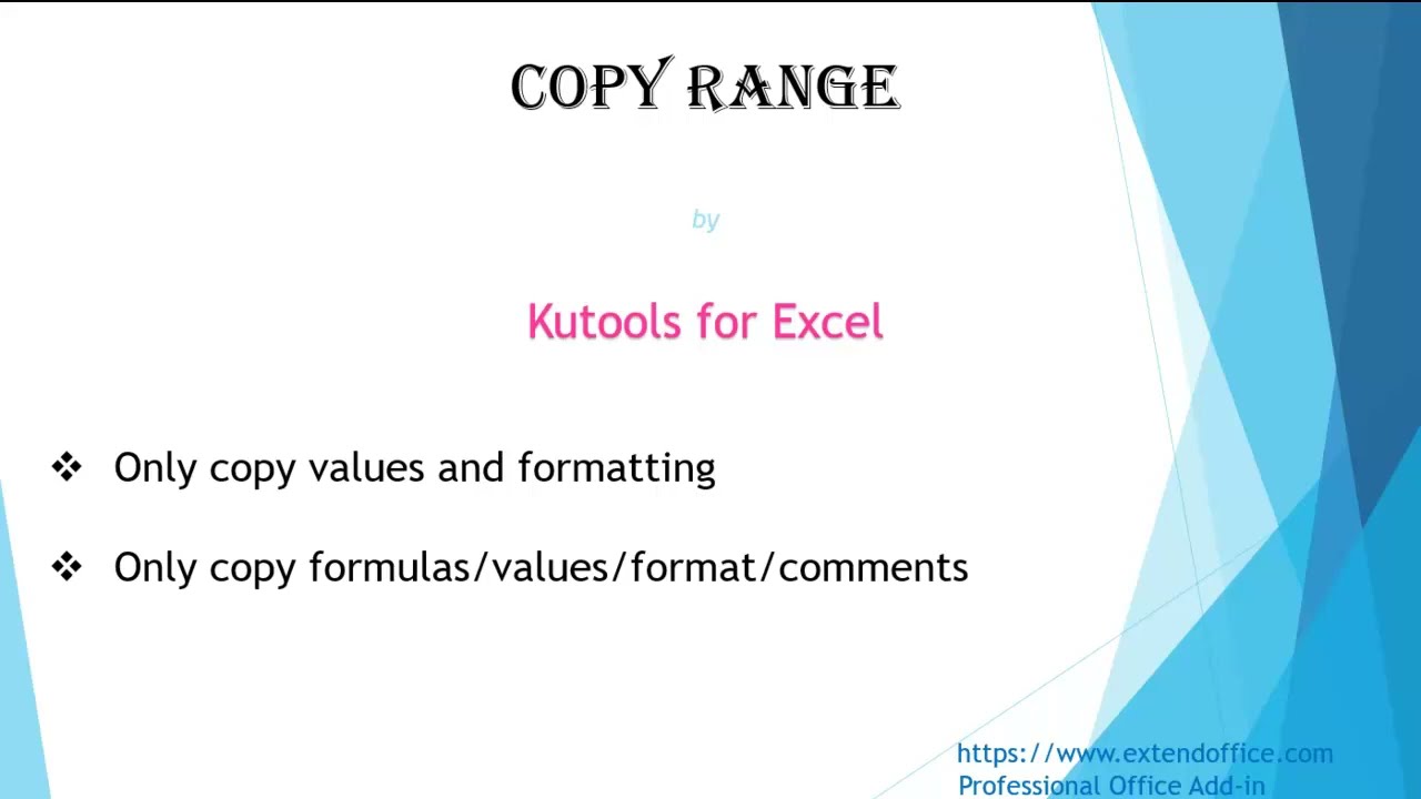 Update Quickly Copy Multiple Selections In Excel