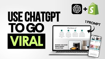 How To Use ChatGPT To 10X Shopify Sales | Sell VIRAL Products & Optimize Your Store