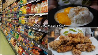 Grocery shopping | Japanese fried chicken | Mango sticky rice | having hot pot for rainy day by lily nguyen 7,051 views 2 weeks ago 26 minutes