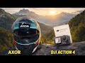 Finally my first dji action 4 camera and axor halmit #dji #axor #viral #travel #motovlog 