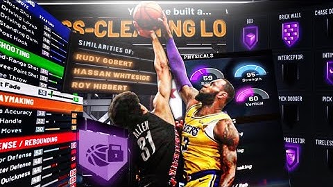 THE MOST UNSTOPPABLE CENTER BUILD IN NBA 2K20! THE BEST GLASS CLEANING LOCKDOWN BUILD! BEST BADGES!