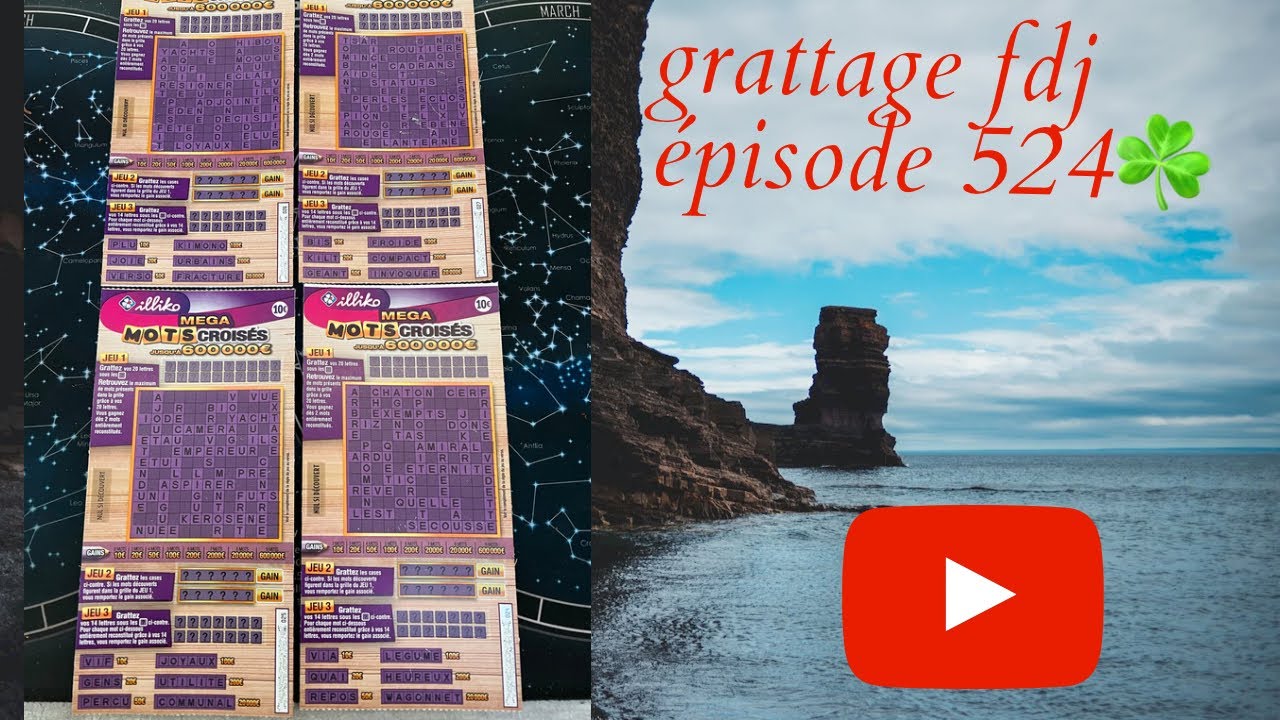 Grattage FDJ épisode 524☘️