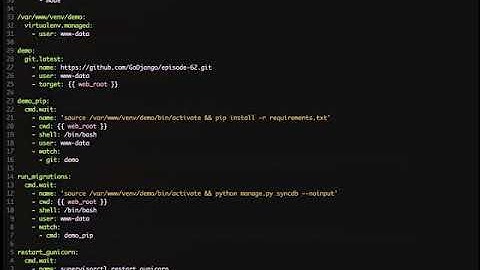 Deploy Code with SaltStack