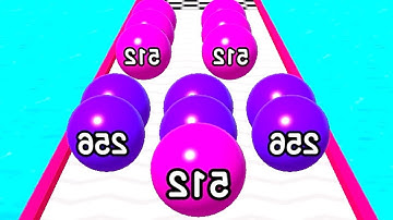 Merge Ball Run and Merge 2048 ! Gameplay Walkthrough Part 37 android, ios