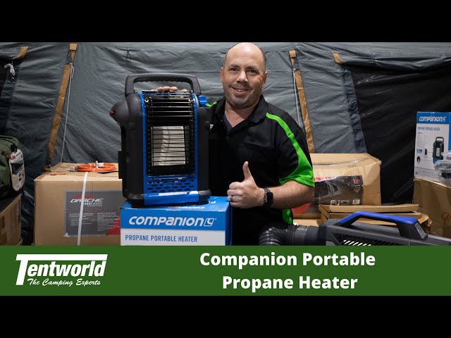 Companion Portable Propane Heater - Tentworld the Camping Experts - YouTube