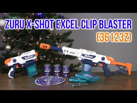 Распаковка Zuru X-Shot Excel Clip Blaster 36123Z
