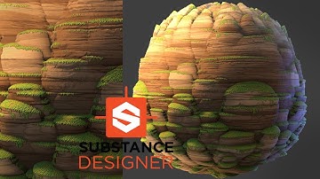 Making Stylized Natural Cliff with Substance Designer