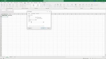 Excel Dependent Drop Down List; Data Validation Urdu/Hindi