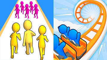 Join Clash 3D VS Runner Coaster  - All Levels Gameplay Android, ios (Part 163)