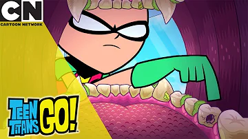 Teen Titans Go! | Titans Brush Your Teeth | Cartoon Network UK 🇬🇧