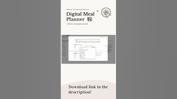 Add a new meal plan week! 🍴 | Meal Planning NOTION Template  #shorts #notion #notiontemplate