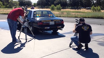 CHP 1993 Mustang on CHP Academy Skid Pan 2014